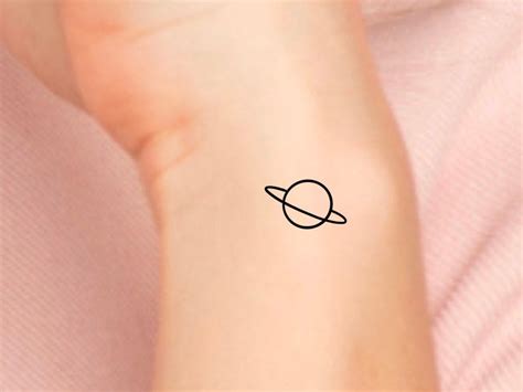 Saturn Temporary Tattoo / Planet Tattoo / Space Tattoo - Etsy Australia