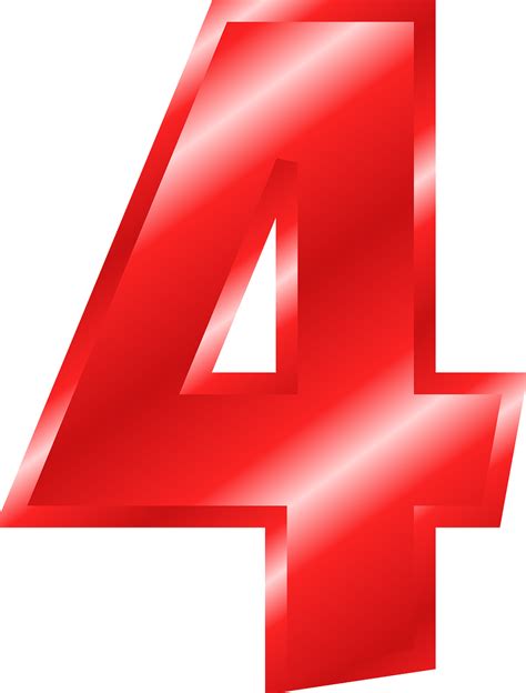 Download Number, 4, Digit. Royalty-Free Vector Graphic - Pixabay