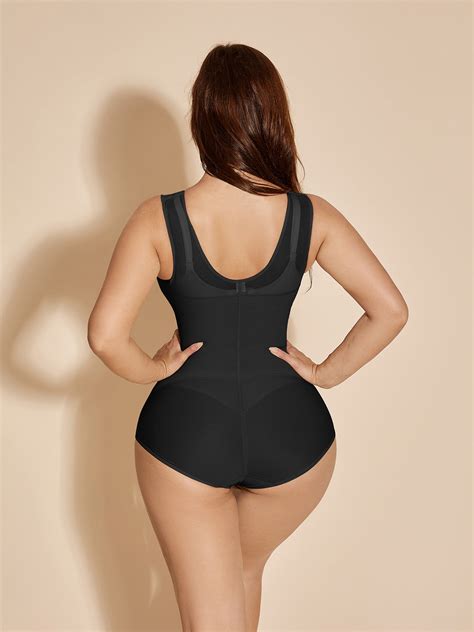 Faja Compression Garment Postpartum Wrap Shapewear Plus Size - Black ...