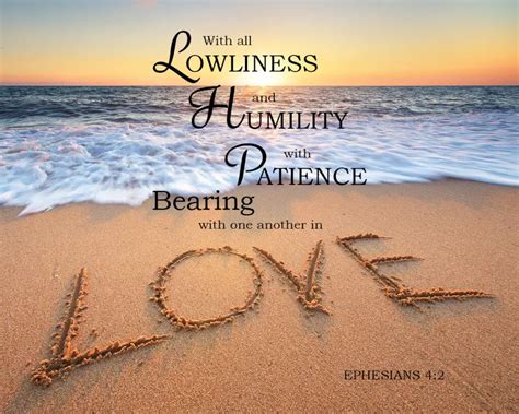 Ephesians 4:2 – In Love – Encouraging Bible Verses