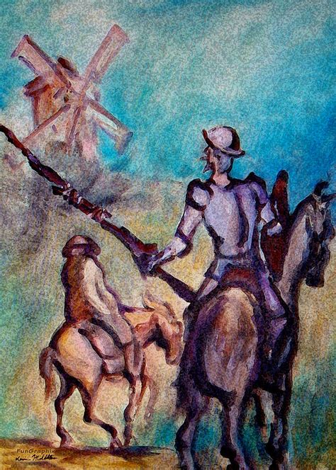 Don Quixote Painting at PaintingValley.com | Explore collection of Don ...