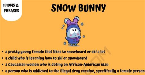 Snow Bunny: What does "Snow Bunny" Mean? Helpful Examples • 7ESL