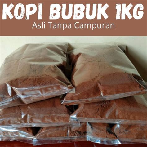 Jual Kopi Bubuk Robusta 1Kg Kemasan Plastik PP | Shopee Indonesia