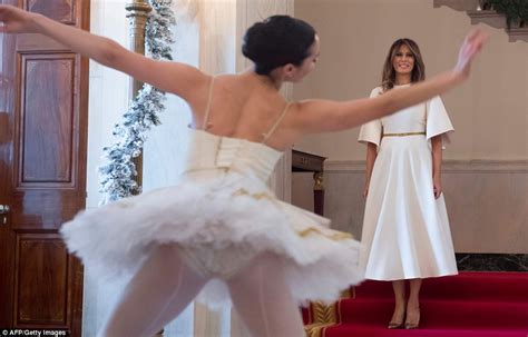 Melania unveils the first Trump Christmas White House | Daily Mail Online