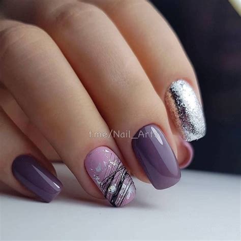 FoxyNails: Маникюр, дизайн ногтей. Пост со стены. | Purple acrylic ...