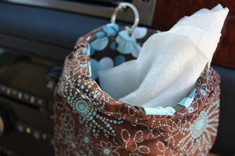 Auto Trash Can Car Organizer Trash Receptacle