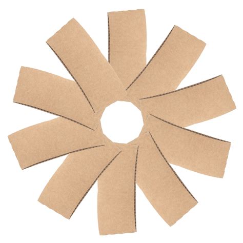 Raindrops 100pcs Disposable Coffee Cup Sleeves Brown Kraft Paper