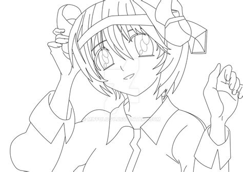 Nana (Elfen Lied) - Outlines by Miffology on DeviantArt