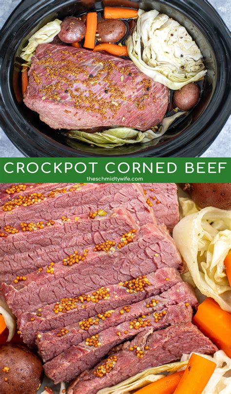 Crockpot Guinness Corned Beef & Cabbage - The Schmidty Wife