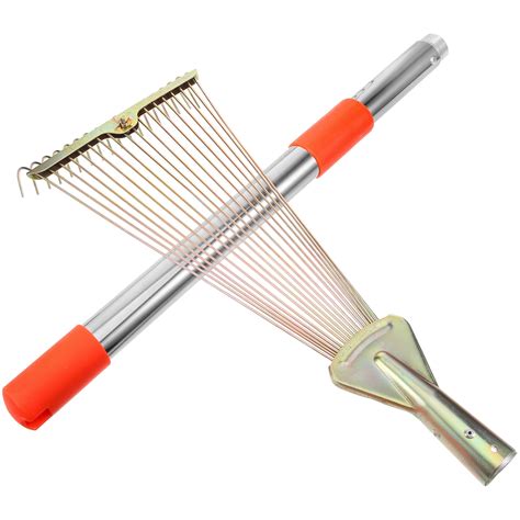 Raindrops Turf Rake for Artificial Grass Retractable Garden Tools