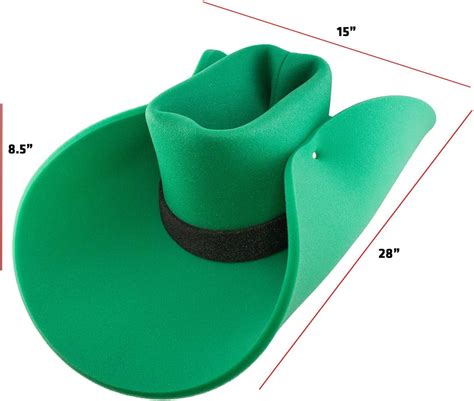 Giant Foam Cowboy Hat - Oversized Cowboy Hat - Silly, Crazy And Funny ...