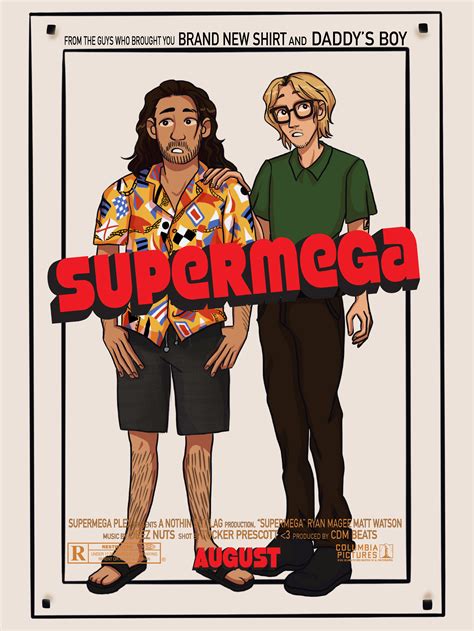 Drew a parody of the SuperBad movie poster:) : r/SuperMegaShow