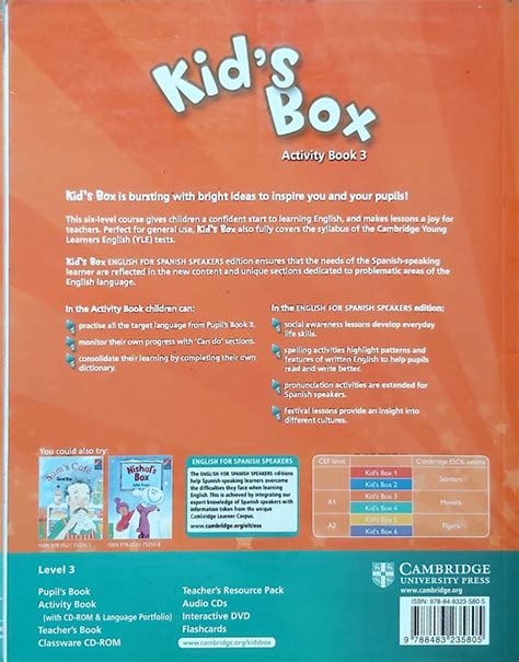 3º PRIMARIA KID´S BOX 3 ACTIVITY BOOK SPANISH 9788483235805 CAMBRIDGE ...