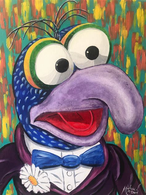 Gonzo the Greatmuppets, Disney, Fine Art, Kermit, Miss Piggy, Fozzy