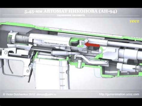 АН-94 процесс заряжания автомата Никонова - YouTube