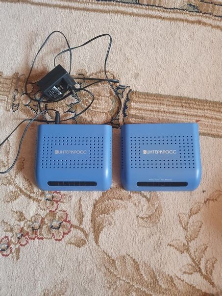 Два модема Интеркросс ADSL 2шт. один с блоком питания другой без в ...