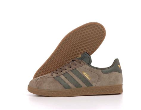 Мужские кроссовки Adidas Gazelle 32418 коричневые (ID#1814061242), цена ...