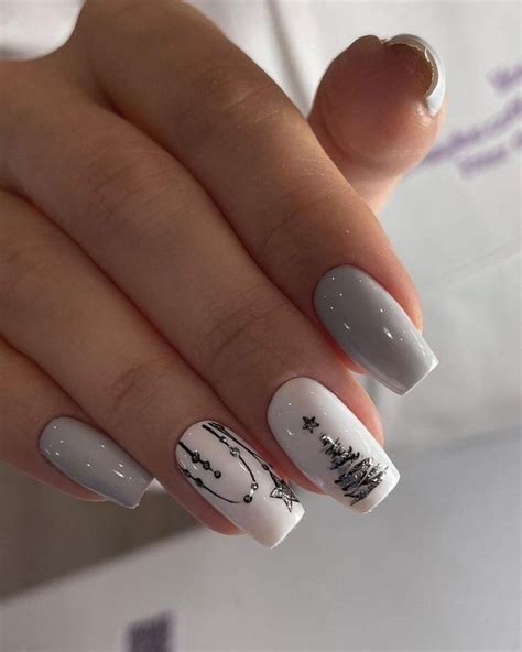 Маникюр|Ногти Новогодние дизайны | Unhas natalícias, Unhas redondas ...
