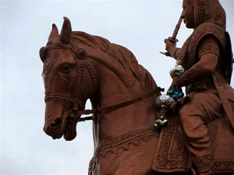 Equestrian statue of Chennamma in Kittur, Karnataka India