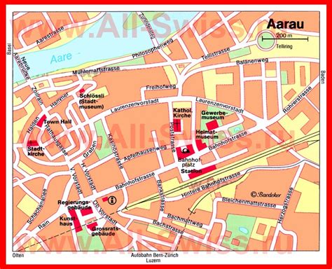Карты Арау | Подробная карта города Арау с достопримечательностями ...