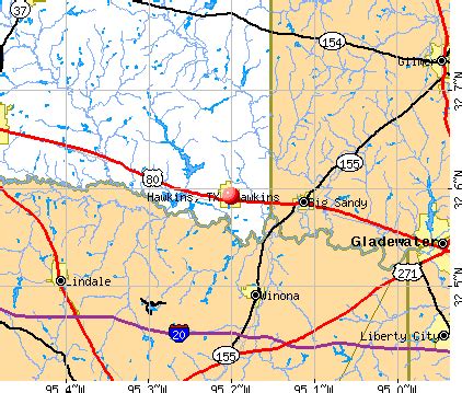 Hawkins, Texas (TX 75765) profile: population, maps, real estate ...