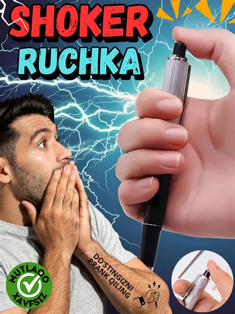Шокер ручка, игрушка антистресс, для шутки с друзьями купить по низким ...