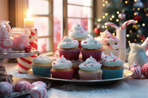 Free Photo | Delicious cupcakes arrangement