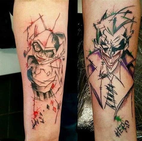 Couples Matching Tattoos for Valentines Day - Badass Couple Tattoo ...