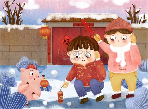 Set off firecrackers illustration image_picture free download 400950618 ...