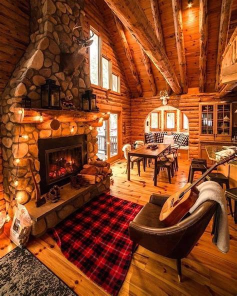 Dream cabin | Cabin interiors, Log cabin interior, Log cabin homes