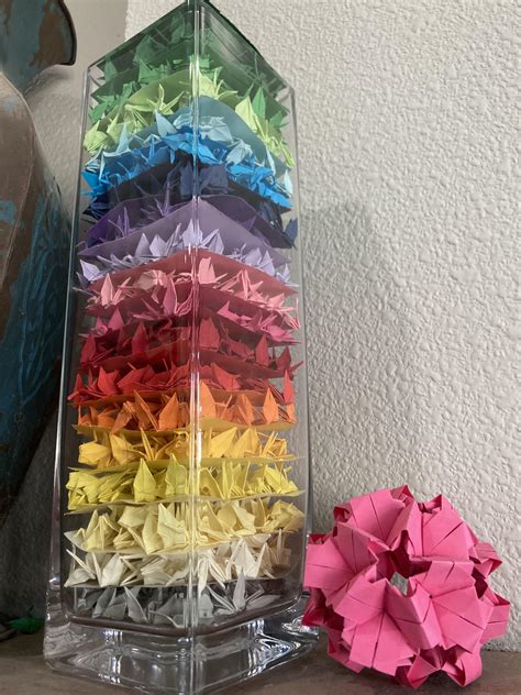 My 1000 cranes from a couple months ago : r/origami