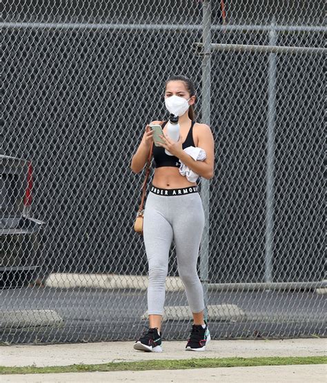 Isabela Merced – Sexy in Leggings and Sports Bra Out in Los Angeles ...