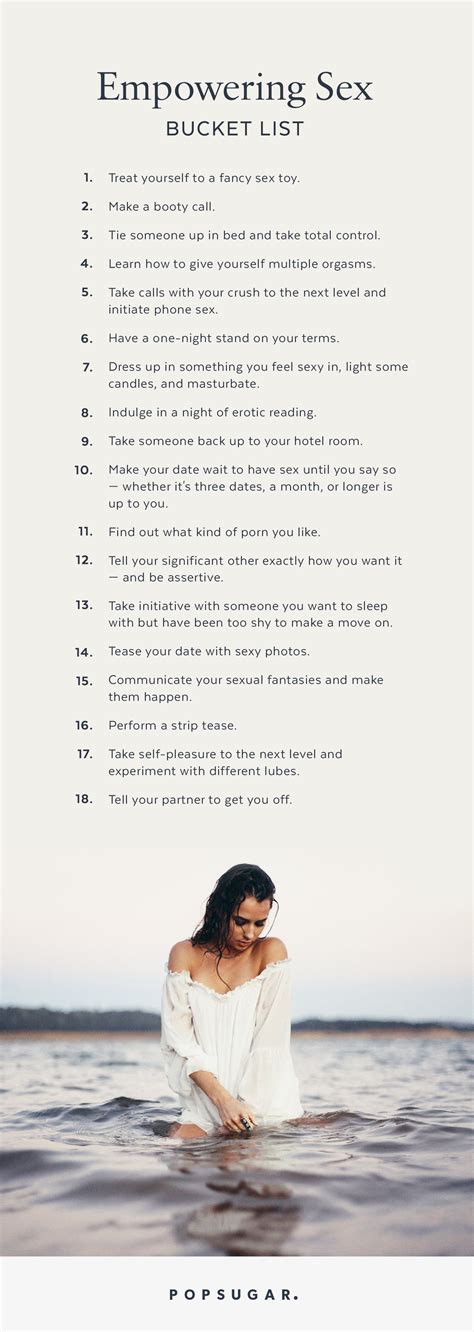 Empowering Sex Bucket List | POPSUGAR Love & Sex