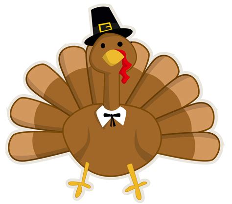 Cute cartoon Thanksgiving turkey - Mini Mops House Cleaning