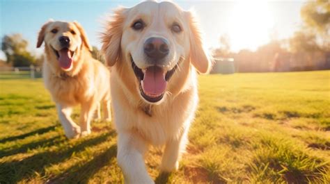 Premium Photo | A playful pair of dogs enjoying