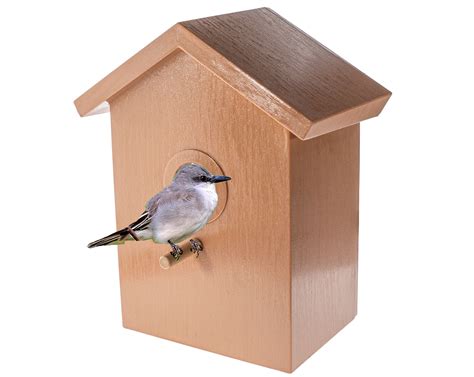 Birdhouse Inside Thru Plastic - Window-Mounted Nesting Box with Two-Way