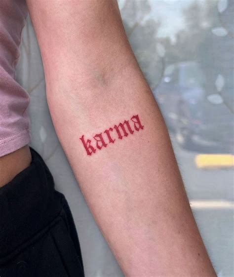 Karma Tattoo: Embracing the Spiritual Concept in Body Art