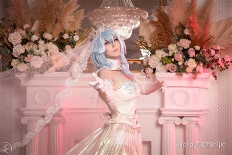 Eula cosplay bride version Genshin Impact | HoYoLAB