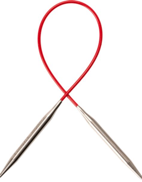 ChiaoGoo Red Steel Fixed Circular - Yarn It & Haberdashery