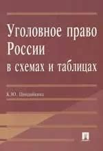 Уголовное право России в схемах и таблицах Учебное пособие (2062163 ...