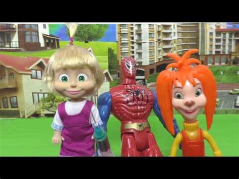 MASHA AND THE BEAR NEW SERIES,MASHA INJECTION CHELOVKU SPIDER - YouTube