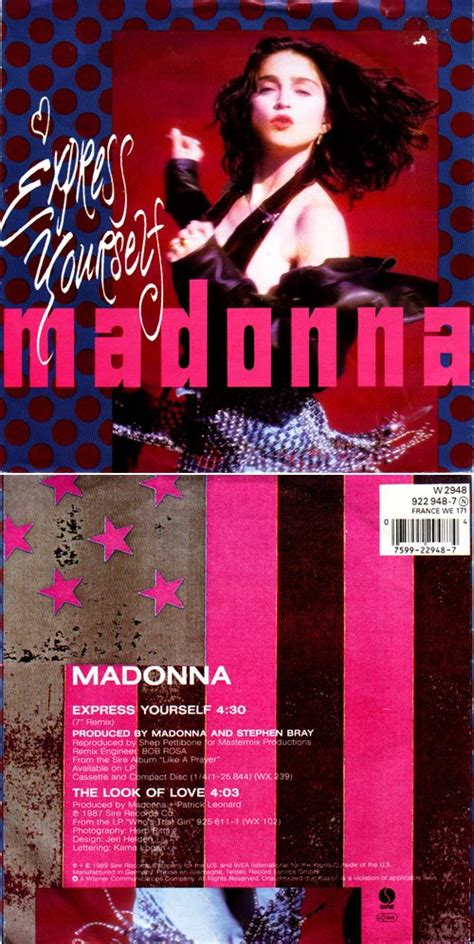 Express Yourself UK 7″ | Madonnashop