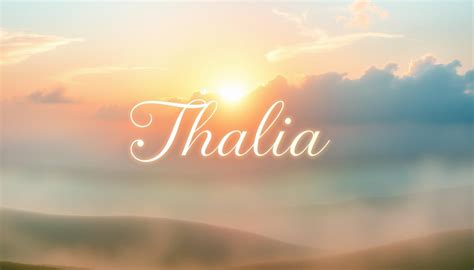 Qual O Significado Do Nome Thalia - 7