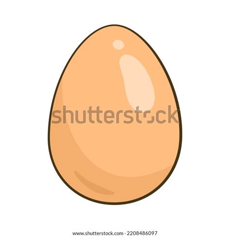 Chicken Egg Vector Illustration Cartoon Stock Vector (Royalty Free ...