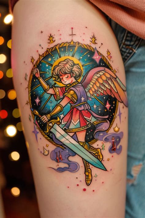 st michael tattoo ideas flashyourtat
