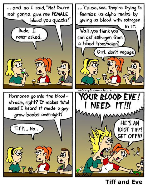 [OC]🏳️‍⚧️Tiff & Eve: Better than HRT : r/Trans_Comics