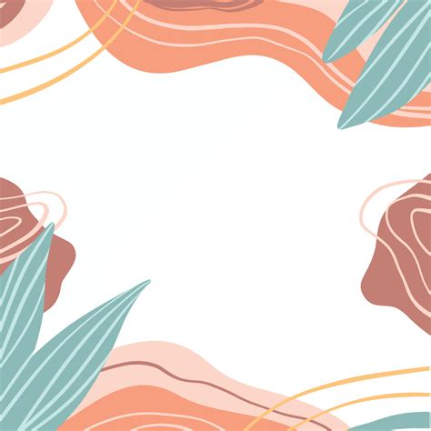 Aesthetic Frame Background for social media 16901564 Vector Art at Vecteezy