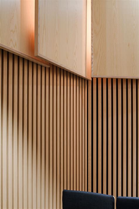 Acoustic Timber Panels in Auditorium. Gustafs Acoustic Panels and ...
