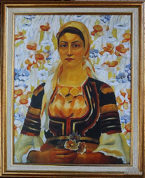 Мома от село Калотинци, Владимир Димитров - Майстора, картина Картина ...