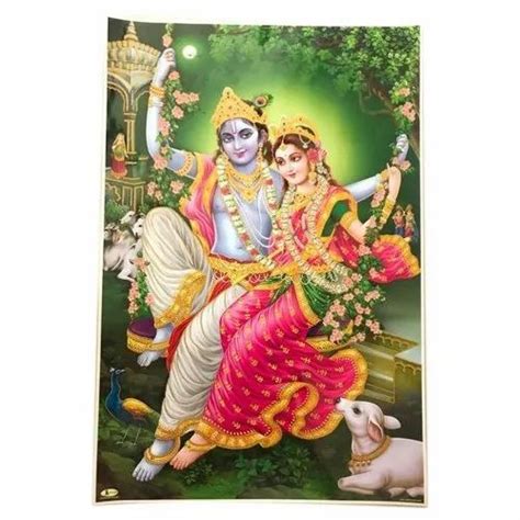 radha krishna posters size  sparkle  rs piece  ahmedabad
